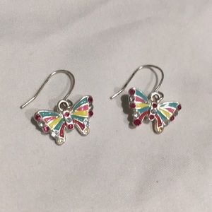 Adorable butterfly earrings